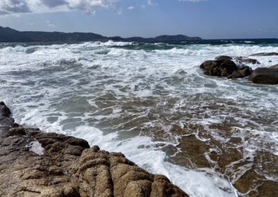 la mer dechainée en hiver
